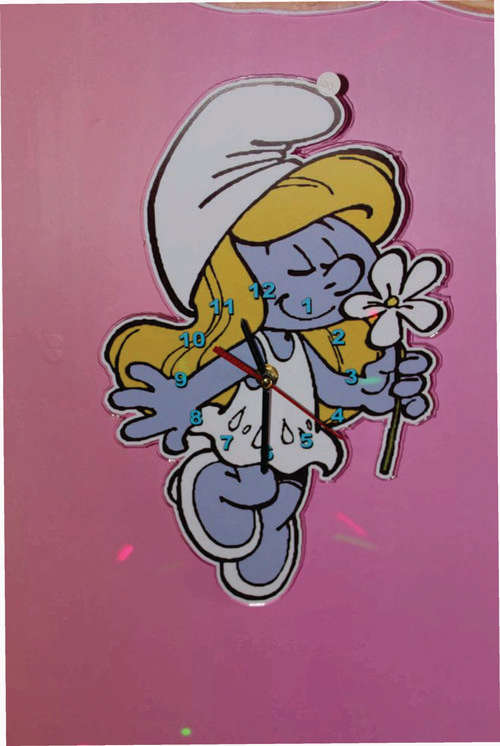 Childrens Clocks - Smurfette Wall clock