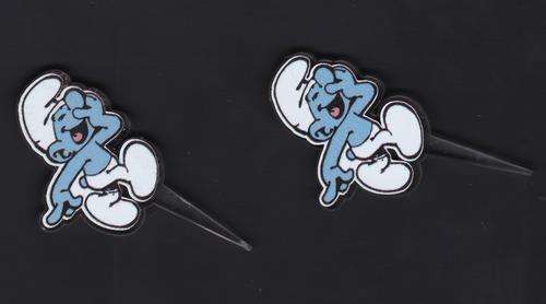 Cake Toppers - CHILDRENS CUPCAKE - SMURFS