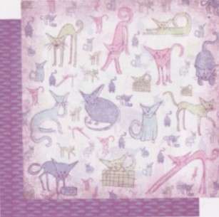 Paper - Kitty Cats - DOUBLESIDE   300mm*300mm