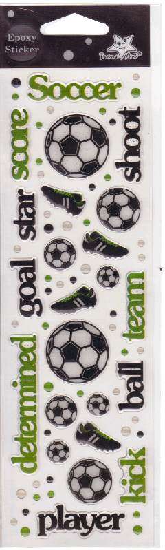 Stickers - Epoxy   SOCCER