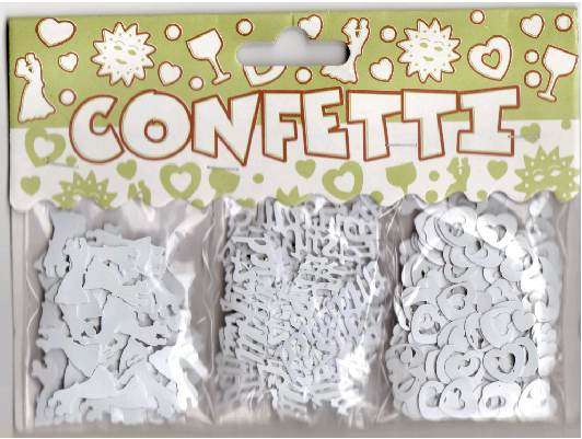 Table Confetti - White