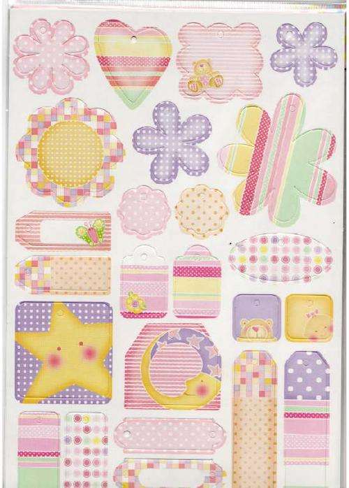 Chipboard Embellishments - 2 Sheets 200mmx300mm      (A)