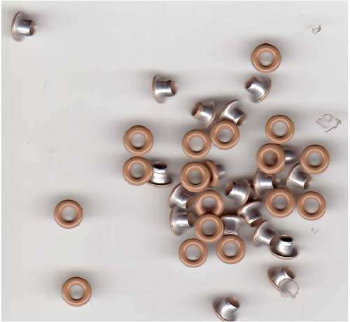 Eyelets - Peanutbutter  - 50 per packet -  1/8"