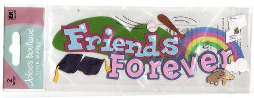 Jolees - Dimensional Stickers  Tilte Waves - FRIENDS FOREVER