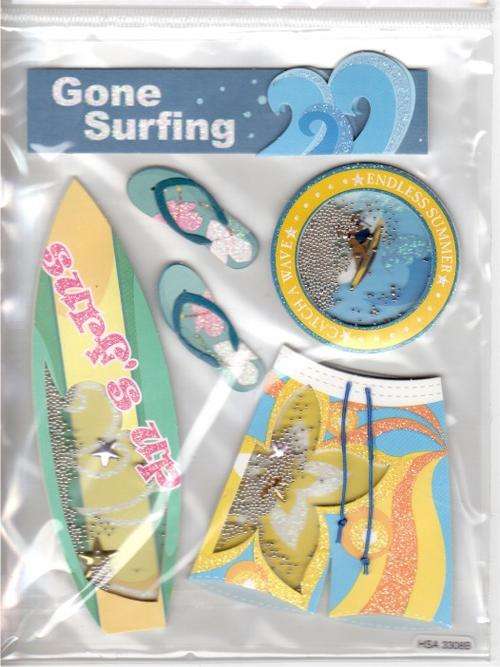 SHAKER STICKERS - GONE SURFING