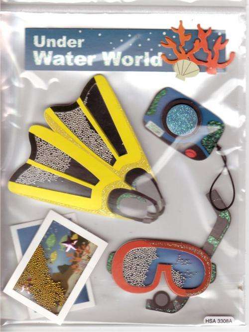 SHAKER STICKERS - UNDER WATER WORLD