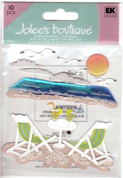 Jolee's Boutique - Dimensional Stickers - BEACH LEISURE