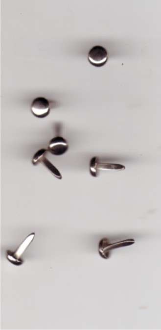 20 silver  small brads