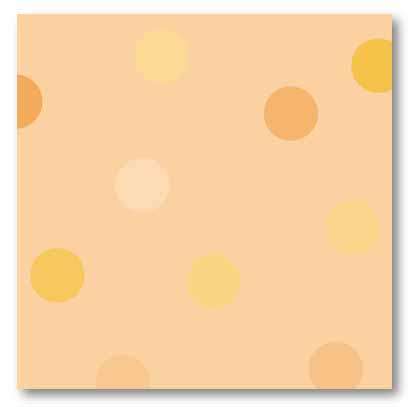 Paper -  300mm*300mm -  Doodlebug Designs - Marmalade/Tangerine MEGADOT - Cardstock Weight (ORG)