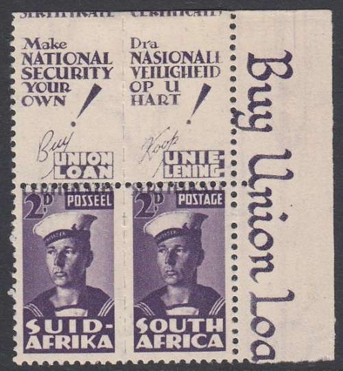 2d Bantam Slogan Printed onto Stamp Rare