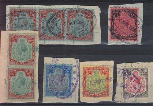 Nyasaland High Value Set Still on Piece