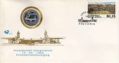 Mandela R5 Inauguration FDC