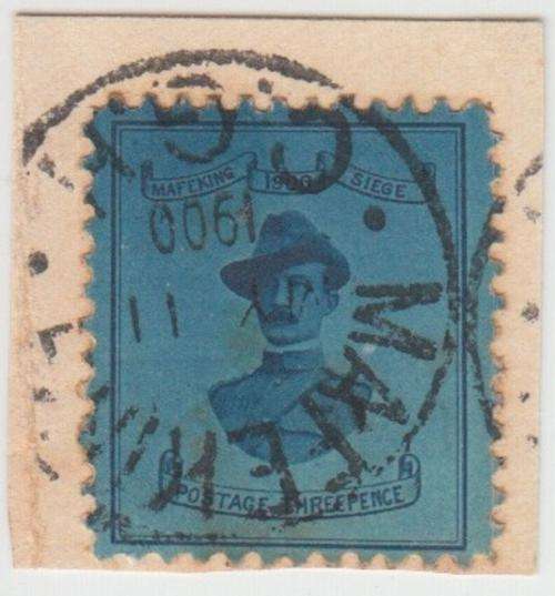 GENERAL BADEN POWEL 3d PALE BLUE ON PIECE CAT 475 POUNDS (APPROX R9600.00) ++