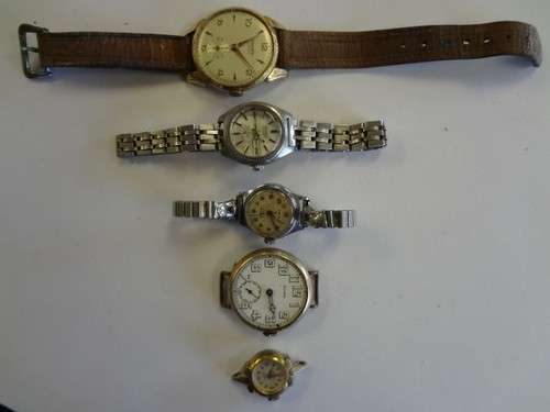 Lot of 5 watches - @ CRAZY R1 start