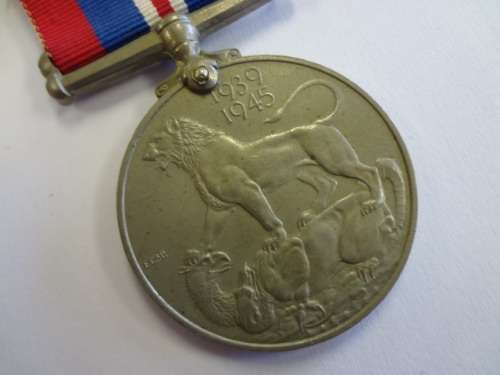 WWII War Medal issued to N61856 A Liphuzi - as per photo