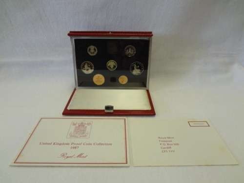1987 United Kingdom Proof Coin Collection - as per scan