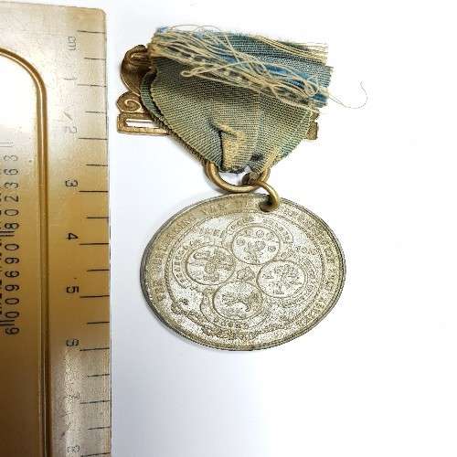 1910 Commemoration Medallion of the Union of SA as per photo