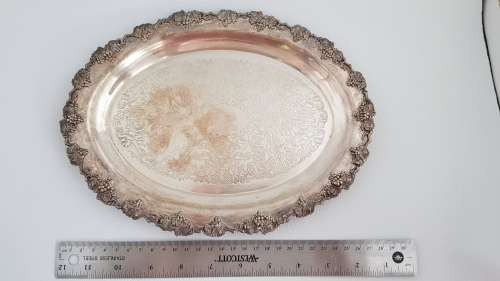 WM Rogers EP on Copper Small Tray as per photo