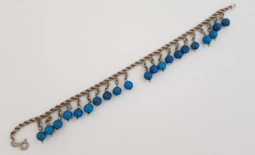 925 Sterling Silver Bracelet weight 16,8g as per photo