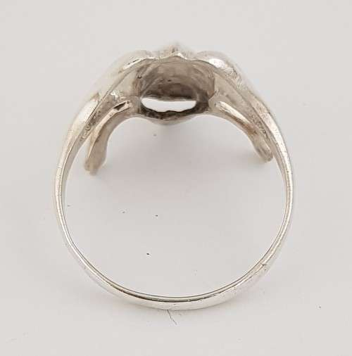 925 Sterling Silver Frog Ring weight 5,5g size Z as per photo
