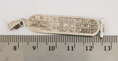 925 Sterling Silver Egyptian Pendant weight 5,3g as per photo