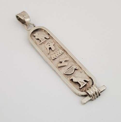 925 Sterling Silver Egyptian Pendant weight 5,3g as per photo
