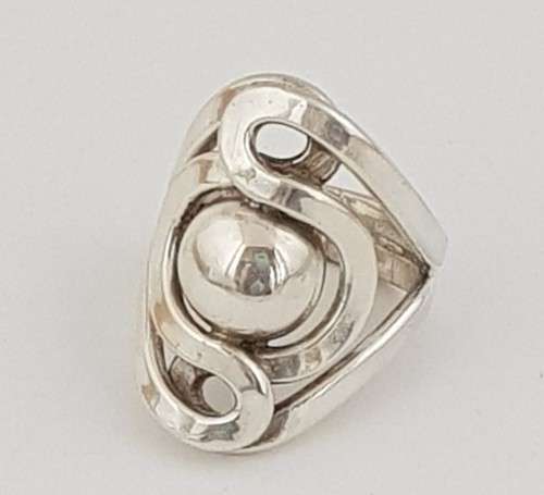 925 Sterling Silver Ring weight 9,4g size L as per photo