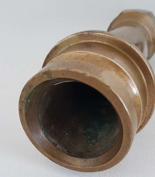 Brass front for fireman`s hose - enquire for postage - 32cm- as per photo