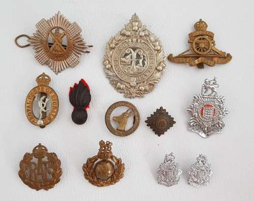 Lot of 12 Assorted British Badges as per photo