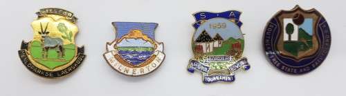 Lot of 14 bowling badges as per photo