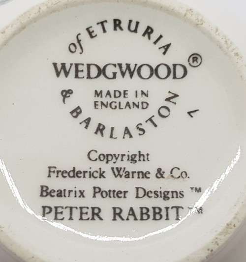 Wedgwood Peter Rabbit Tea Cup Only made in England as per photo