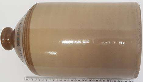 J.D.Bosman and Co. Antique Clay Bottle as per photo