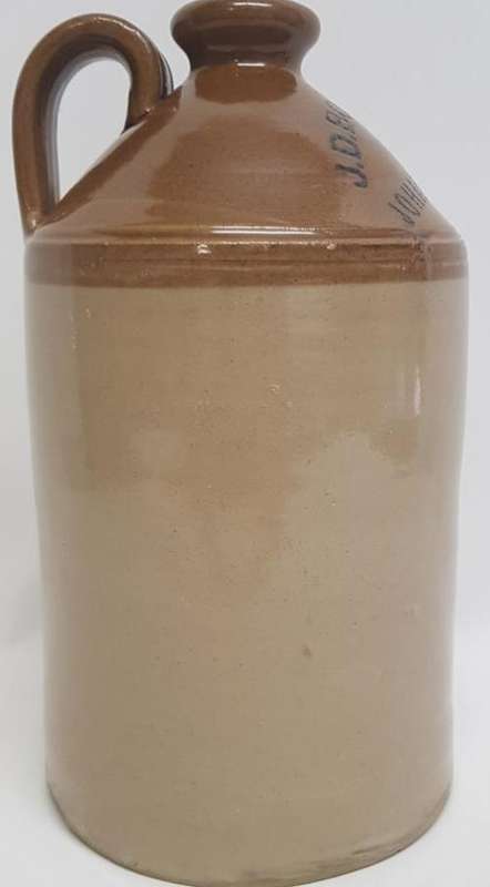 J.D.Bosman and Co. Antique Clay Bottle as per photo
