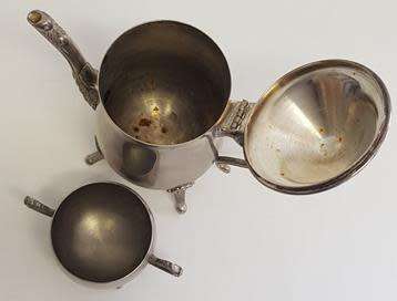 Silver Plated Coffee Pot height 21cm as per photo