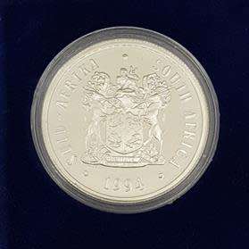 1994 South Africa Pesidential Inauguration R1 Proof Coin as per photo