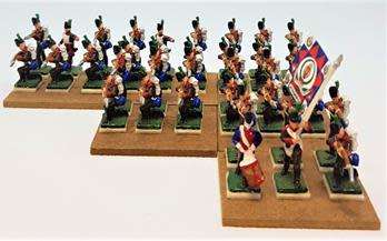 Portugese 1812 Infantry lot of 36 lead soldiers 25mm  - as per photo