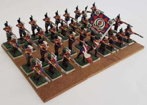 Portugese 1812 Infantry lot of 36 lead soldiers 25mm  - as per photo