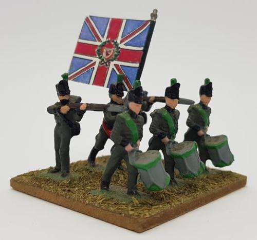 British 95th Rifles Infantry lot of 36 lead soldiers 25mm  - as per photo