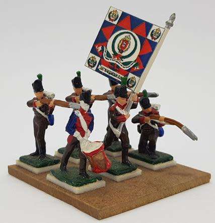 Portugese 1812 Infantry lot of 36 lead soldiers 25mm  - as per photo
