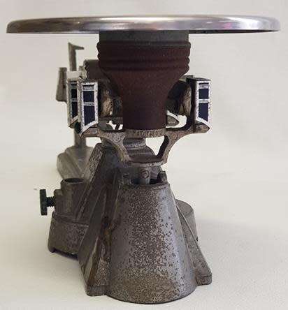 Vintage OHAUS triple beam balance scale as per photo