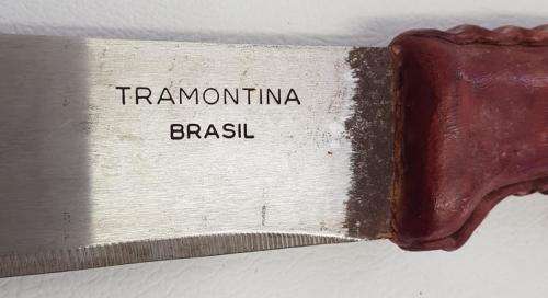 Carved Decorative Machete Tramontina Brasil with Sheath as per photo