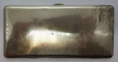 Large Slimline Vintage Cigarette Case as per photo