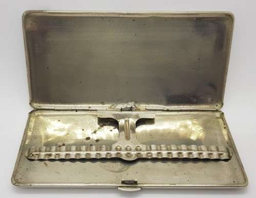 Large Slimline Vintage Cigarette Case as per photo