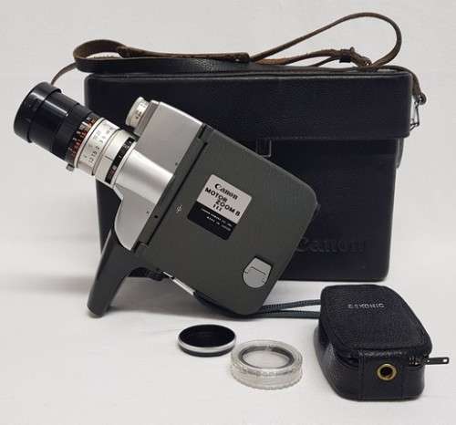Canon Camera Motor Zoom 8 with extra lens in case made in Japan  as per photo