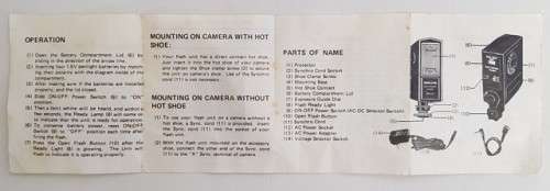 Nissin Flash FC40 in original case as per photo