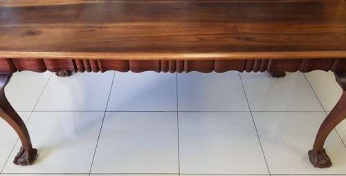 Embuia Ball and Claw 6 Seater Dining Table 183X97X78cm as per photo