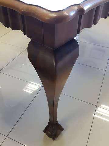 Embuia Ball and Claw 6 Seater Dining Table 183X97X78cm as per photo