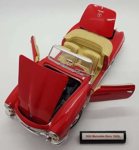 1955 Mercedes Benz 190SL Red model car as per photo
