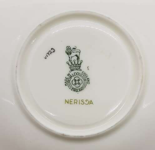 Royal Doulton Nerissa trio set made in England as per photo