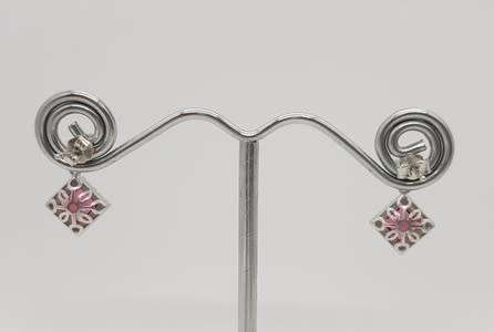 925 Sterling Silver Earrings weight 2,1g as per photo